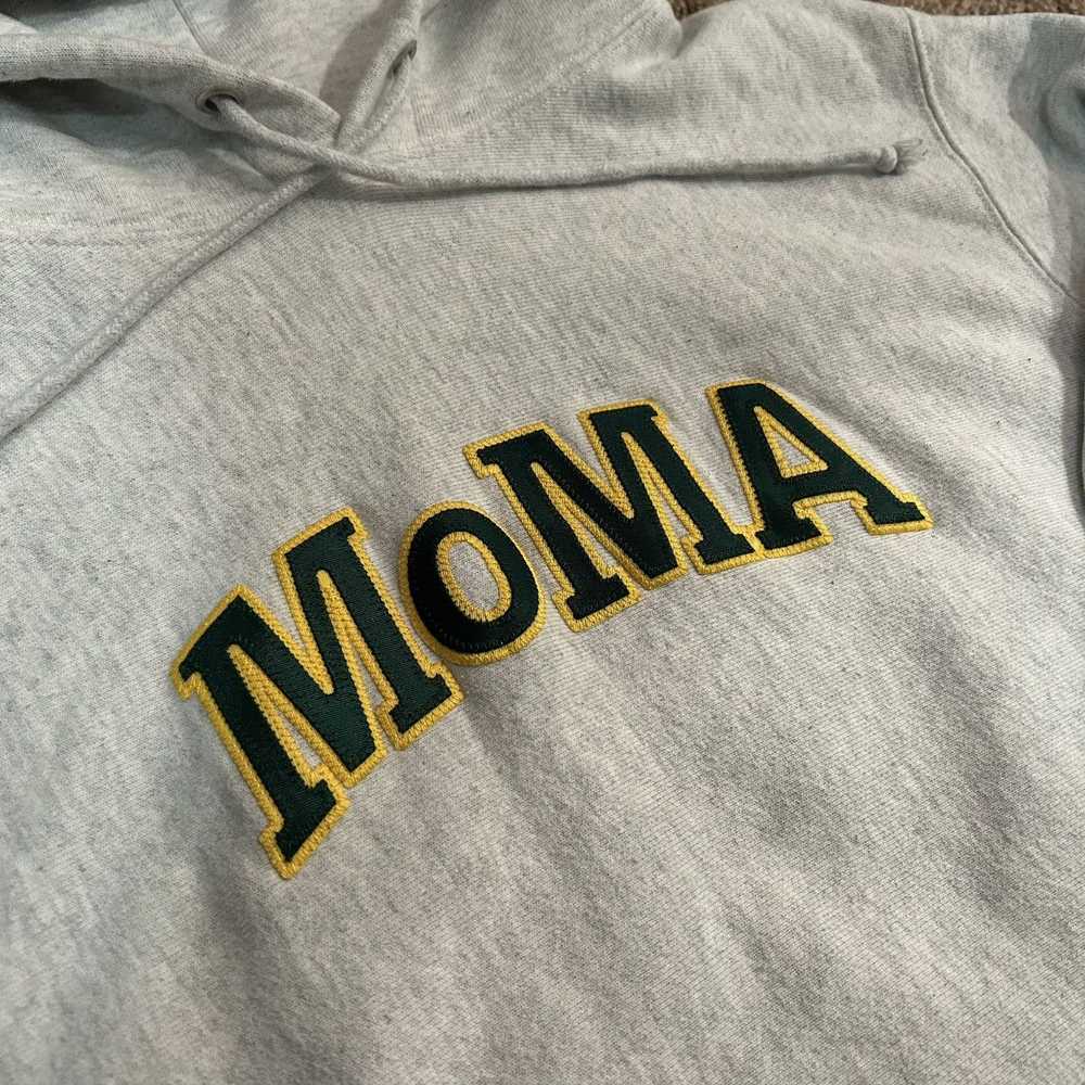 Champion × Moma MoMA Champion Grey Hoodie - image 2