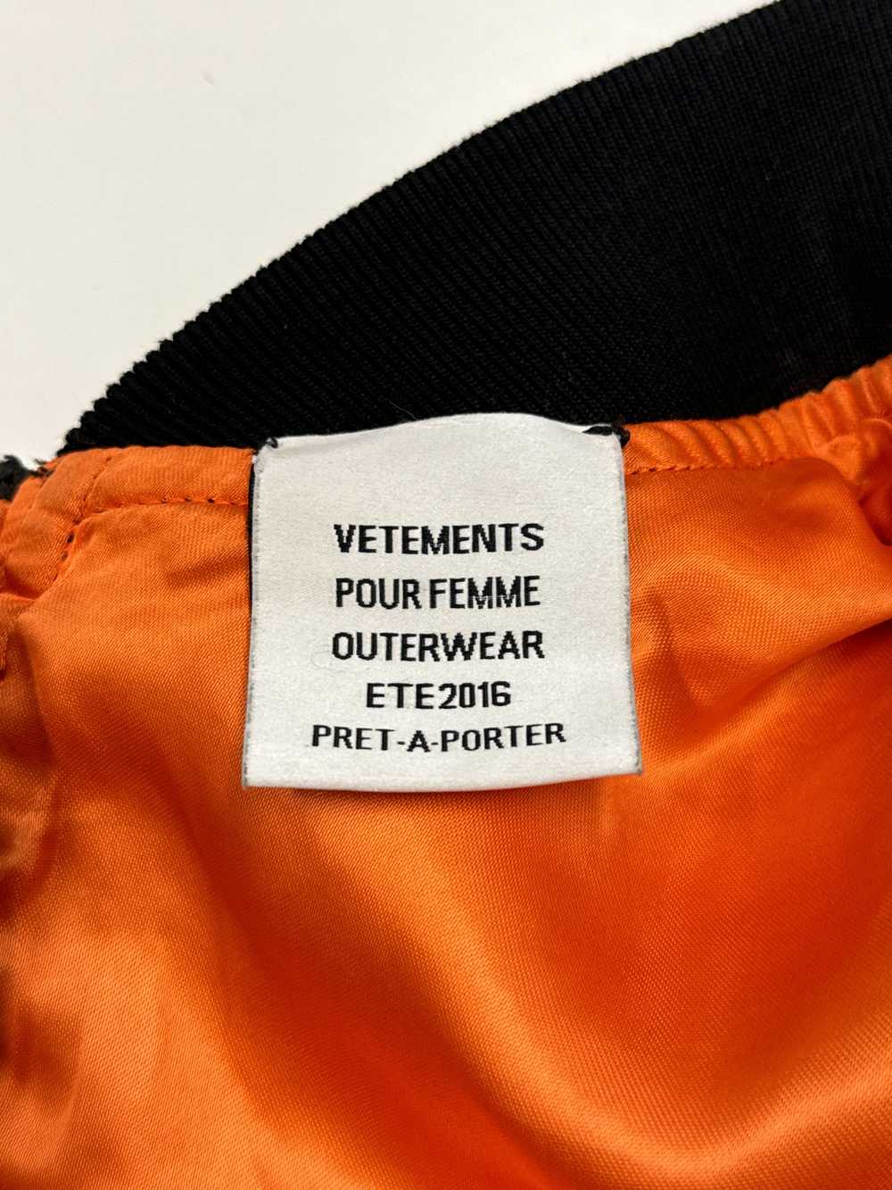 Vetements SS16 Reversible Zip Bomber - image 3