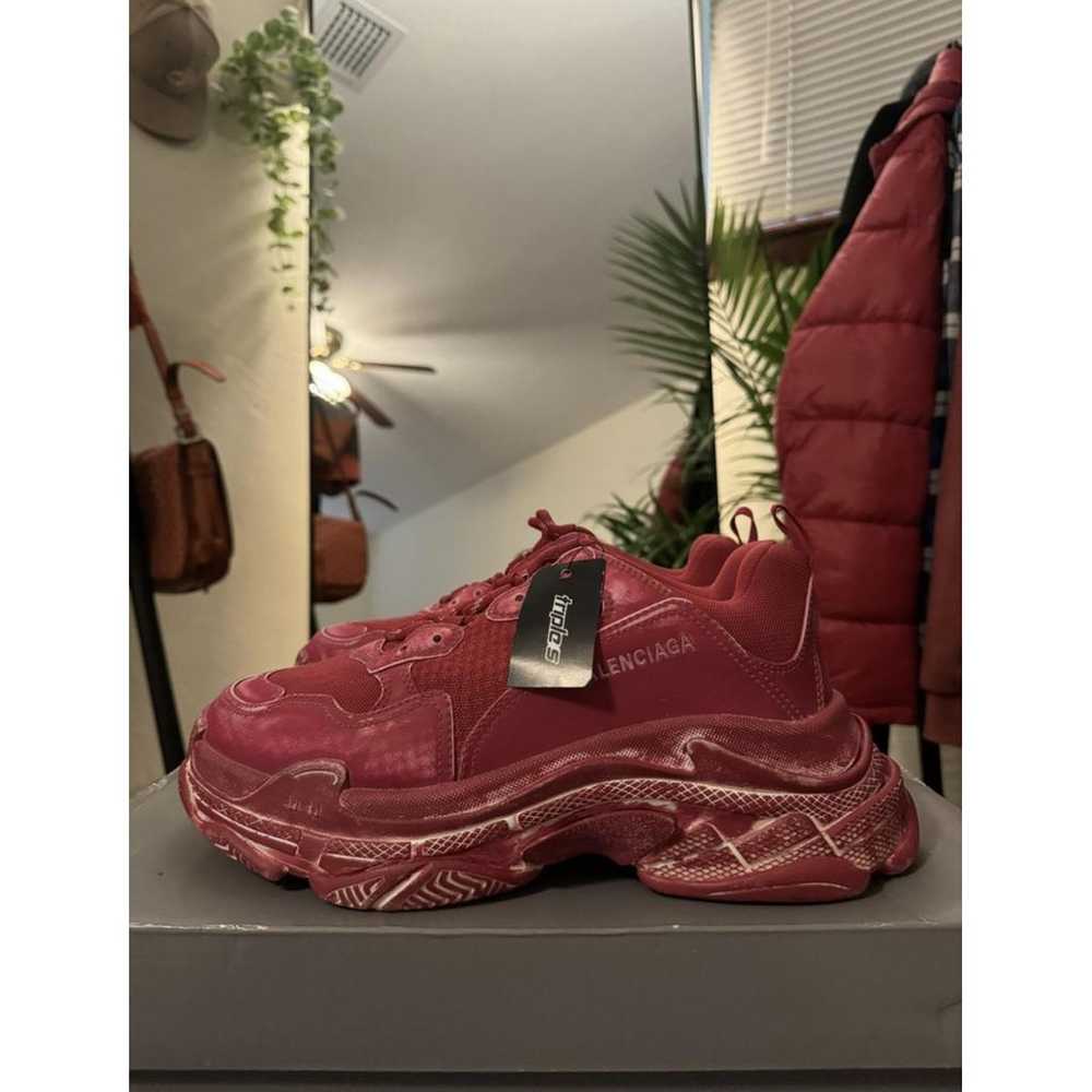 Balenciaga Triple S cloth low trainers - image 2