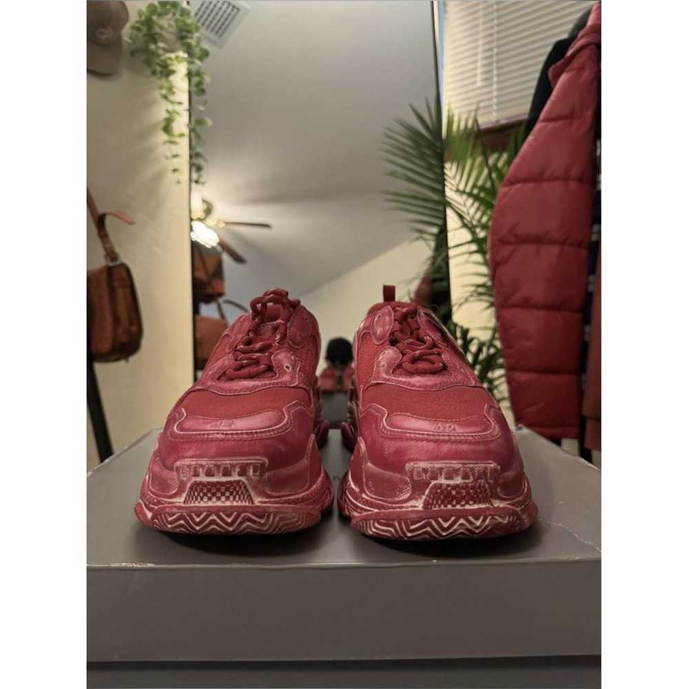 Balenciaga Triple S cloth low trainers - image 3