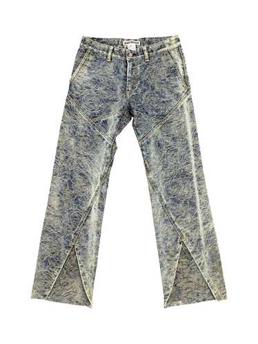 Issey Miyake 2007 Rose Weave Split Denim