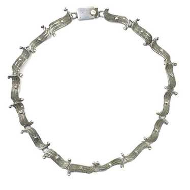 Scroll Inlay Necklace - image 1