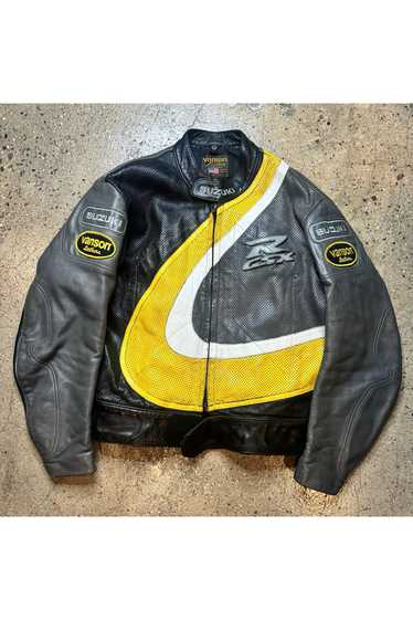 Vanson X Suzuki Leather Racing Jacket SZ 48 (fits 