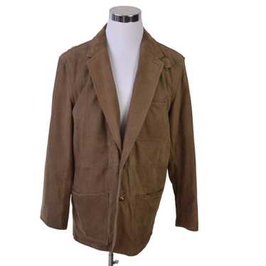 Orvis Orvis Mens Overcoat Coat Jacket 44 Brown Za… - image 1