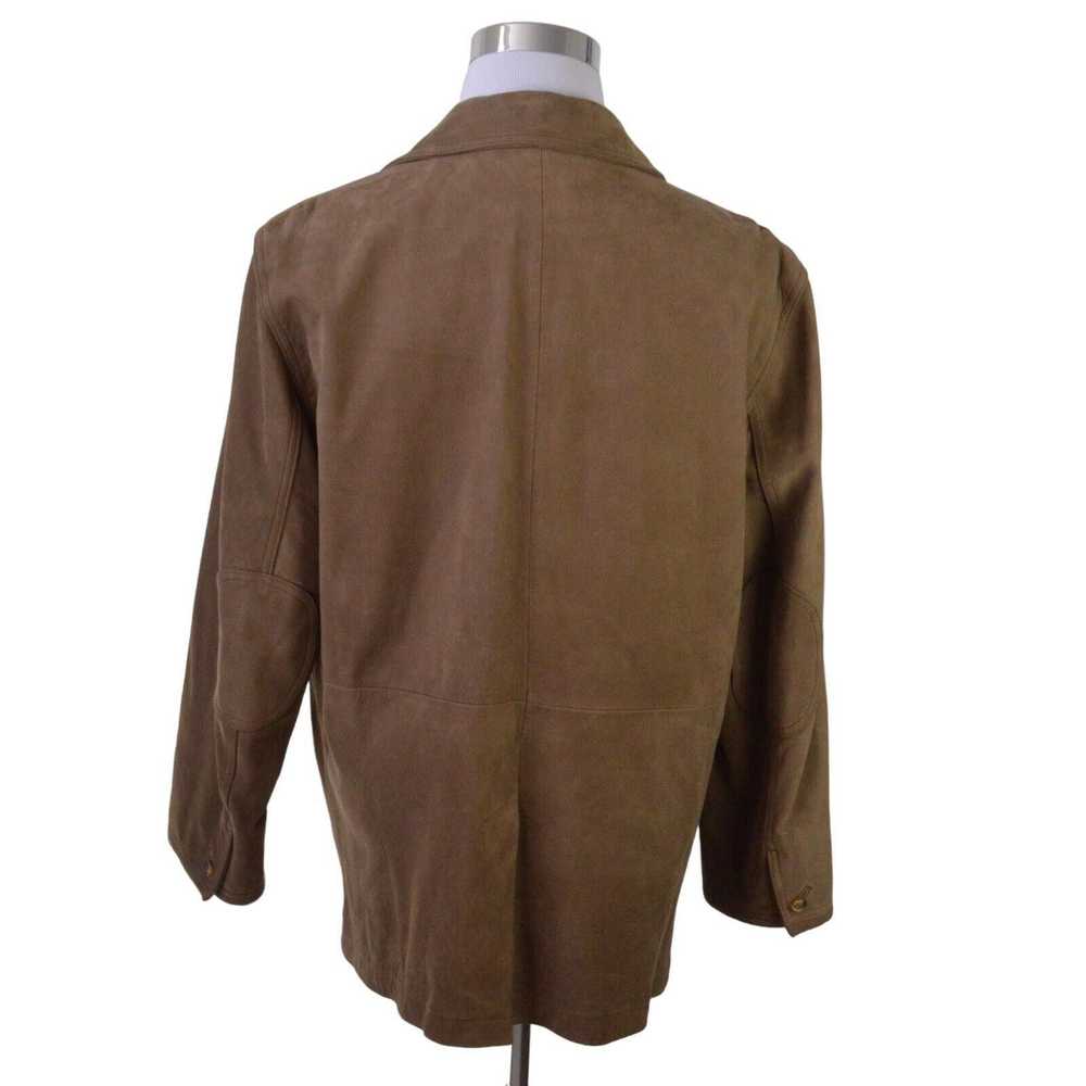 Orvis Orvis Mens Overcoat Coat Jacket 44 Brown Za… - image 4