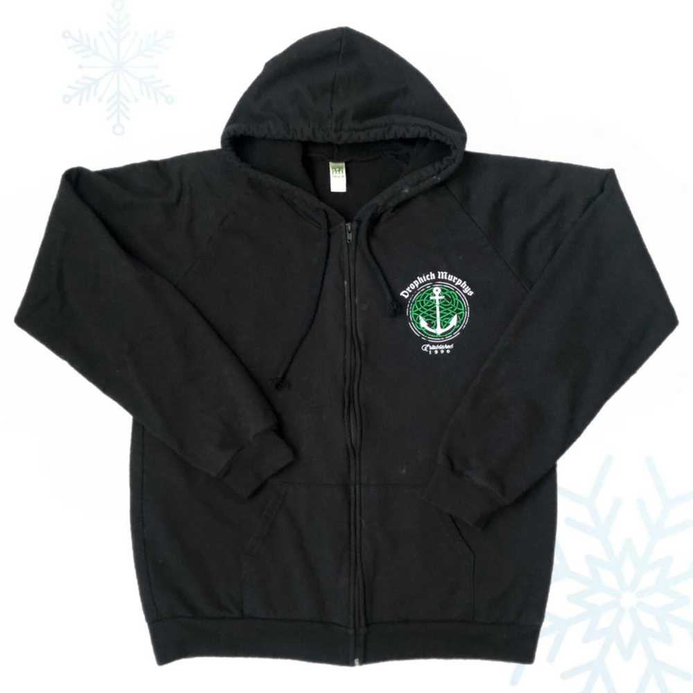 Dropkick Murphys Zip-Up Hoodie Sweatshirt (L) - image 2