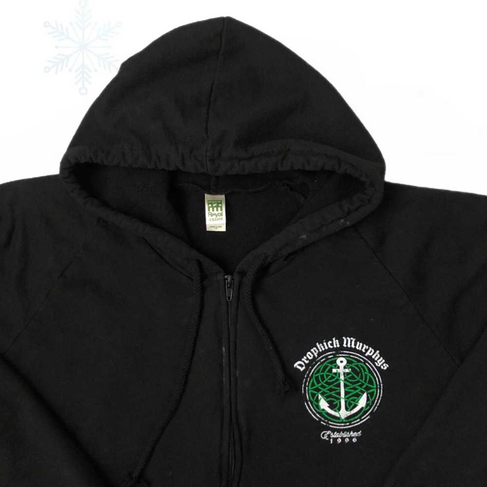 Dropkick Murphys Zip-Up Hoodie Sweatshirt (L) - image 3