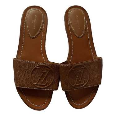 Louis Vuitton Leather sandal - image 1