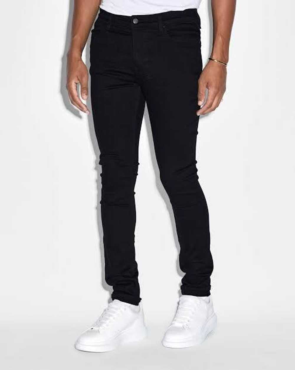 Ksubi Ksubi laid black jeans - image 1