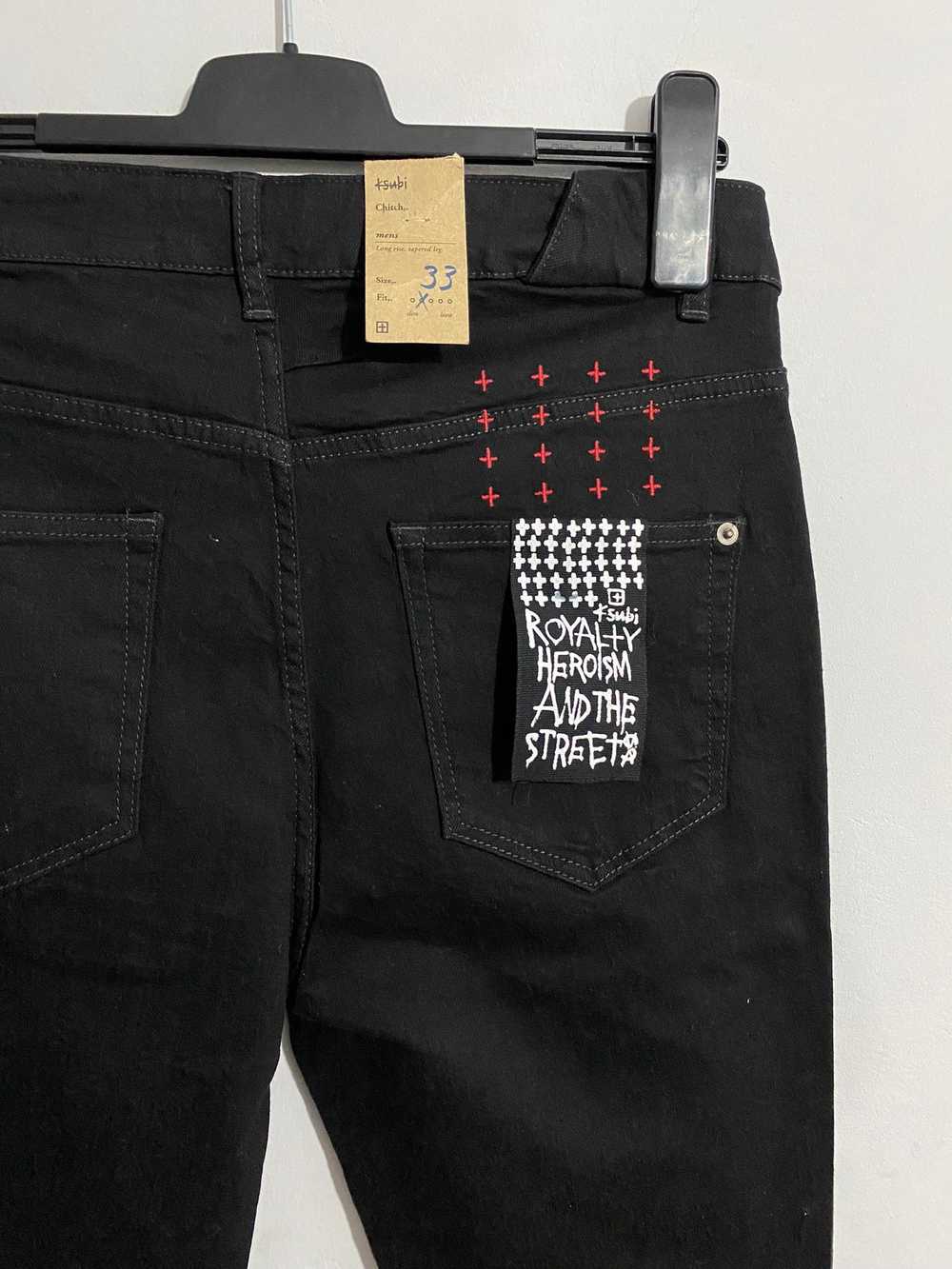 Ksubi Ksubi laid black jeans - image 8