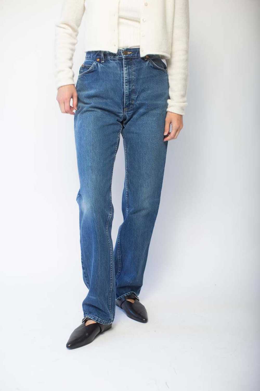 Vintage High Rise Lee Denim - Blue - image 3