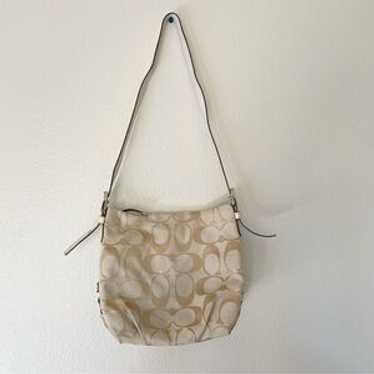 バッグ Coach Signature Soho Bag Champagne Gold Coach soho signature gold - Gem