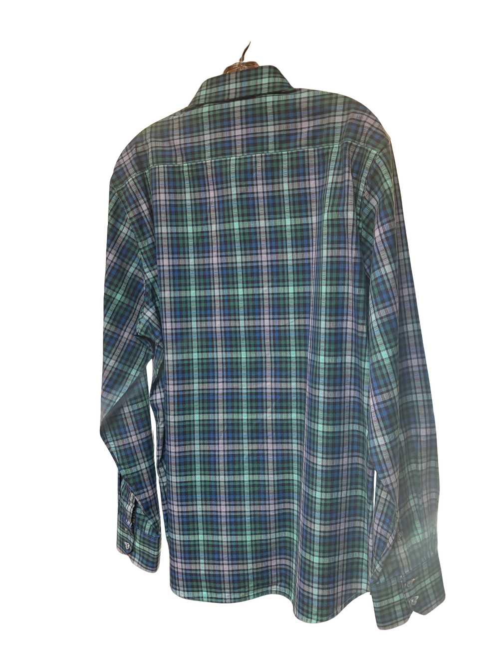 Robert Graham Blue and green texture check - image 2