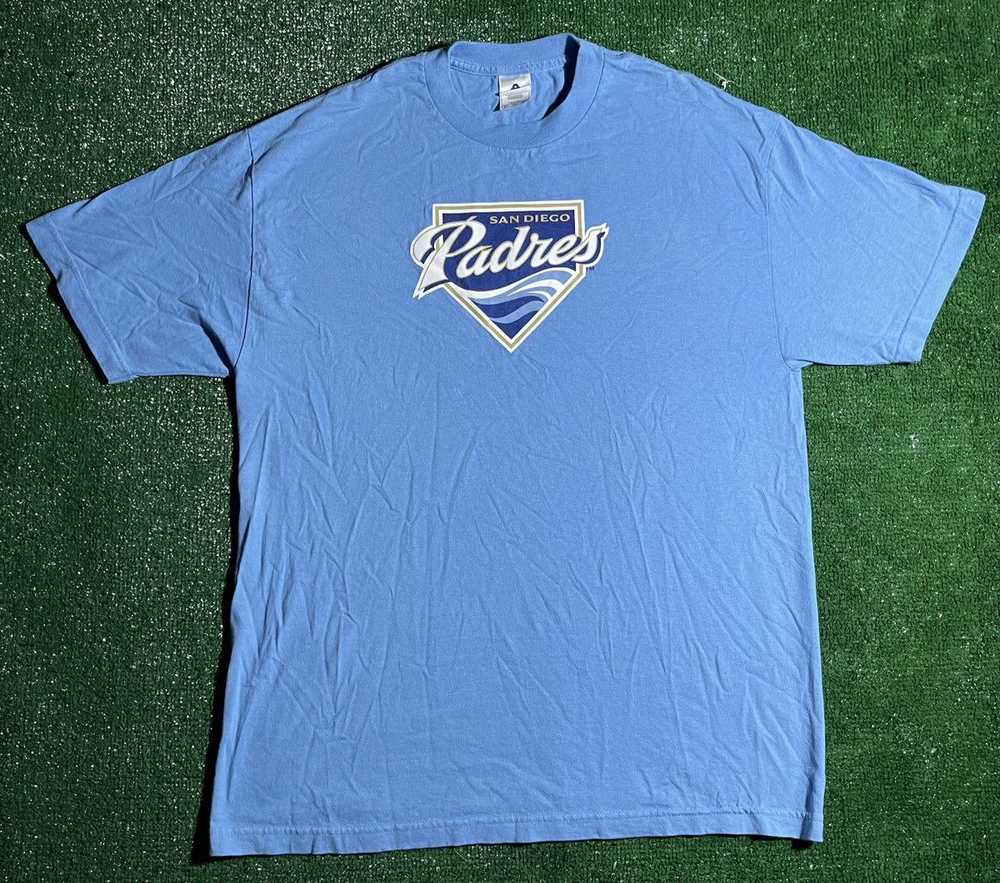 Aaa × Alstyle Baby Blue ‘San Diego Padres’ T-shirt - image 2