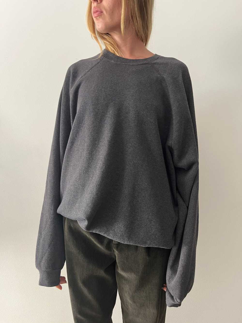 Oversized Charcoal Grey Sweatshirt - image 1