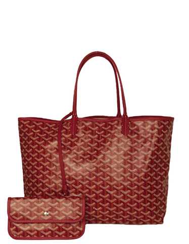 Goyard Red Canvas Goyardine St. Louis PM Tote Bag