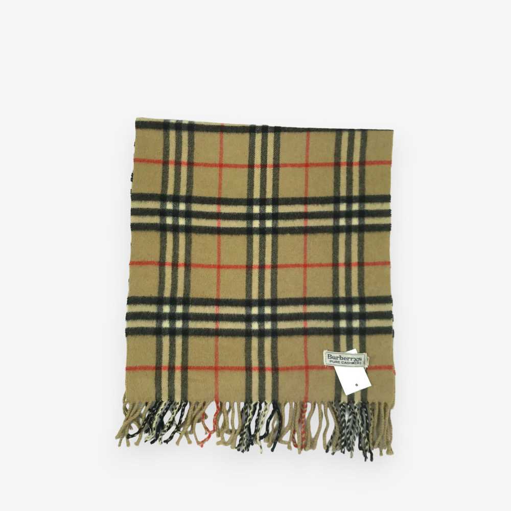 Burberry × Vintage Vintage 90s Burberry Scarf Che… - image 2