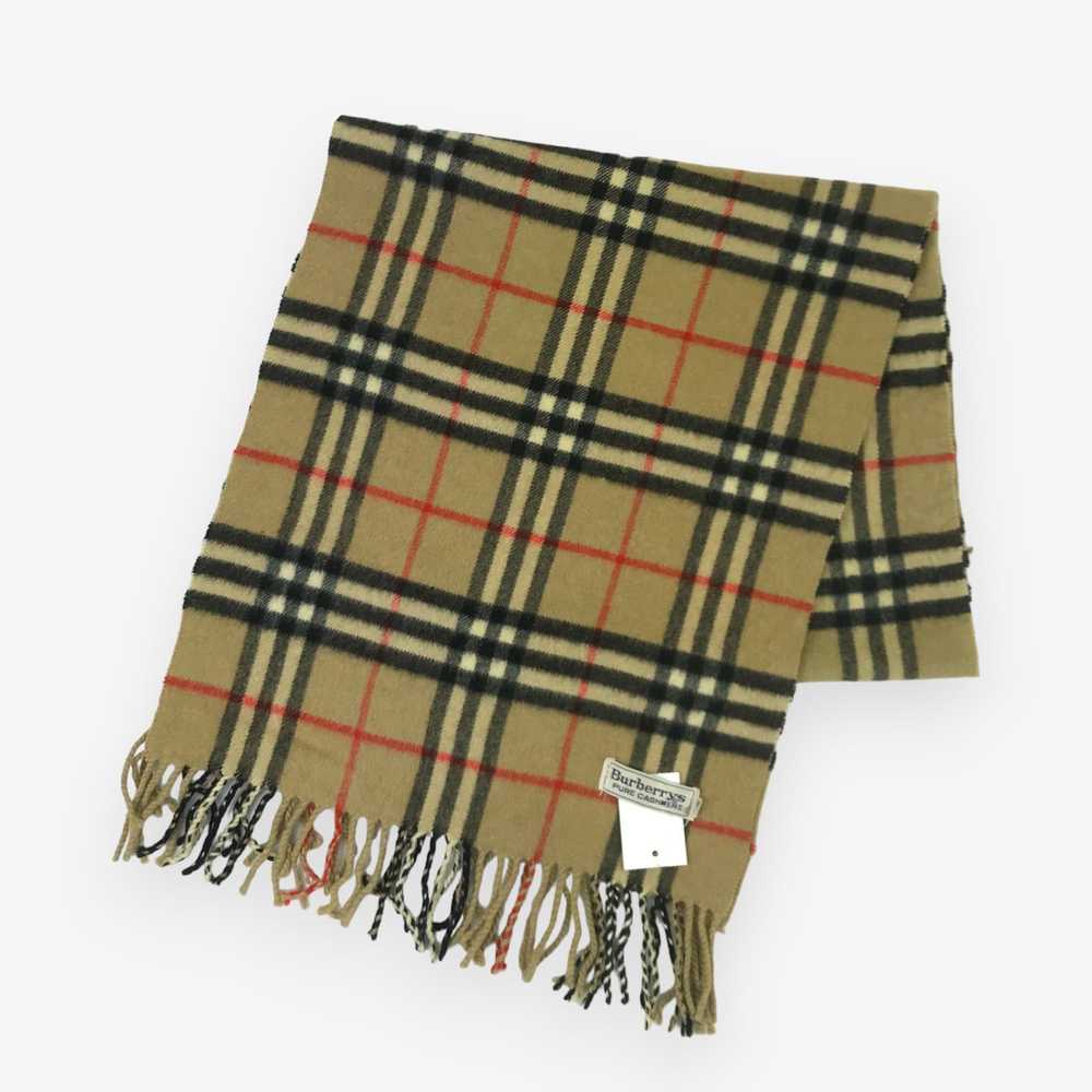 Burberry × Vintage Vintage 90s Burberry Scarf Che… - image 3