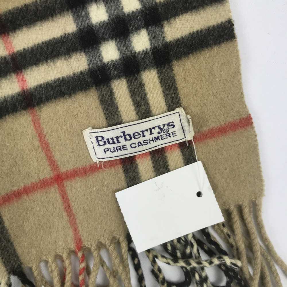 Burberry × Vintage Vintage 90s Burberry Scarf Che… - image 4