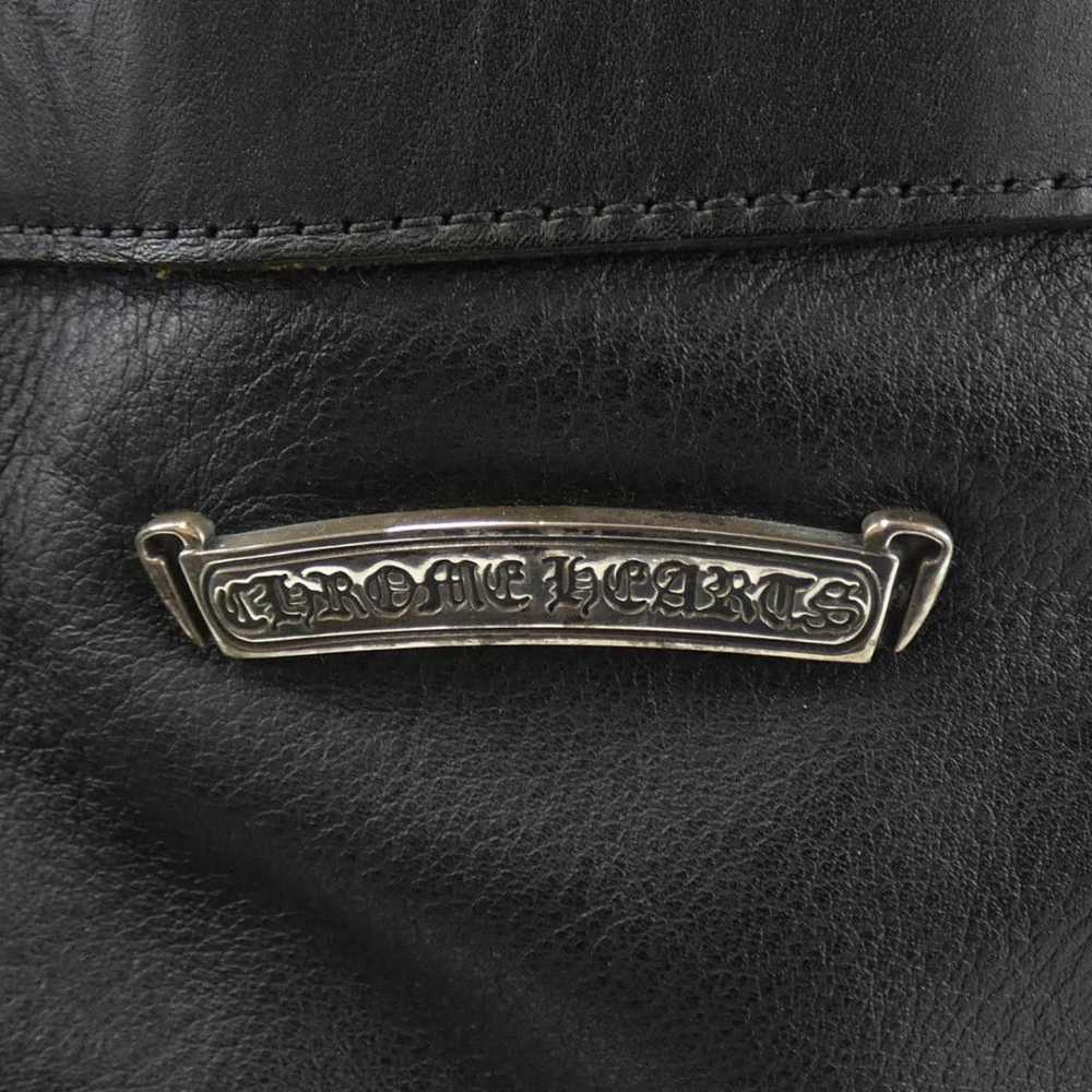 Chrome Hearts Chrome Hearts Leather Dagger Zipper… - image 5