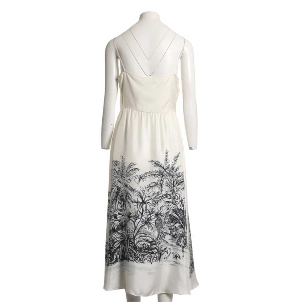 Dior Silk mid-length dress - image 3