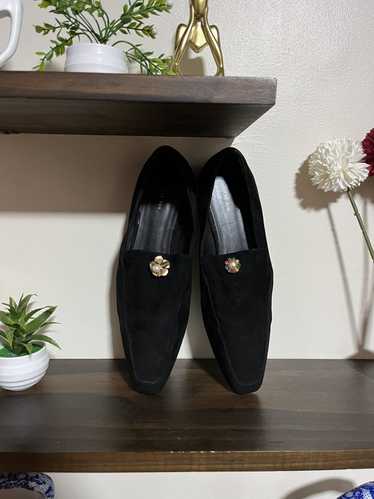 The Row THE ROW Minimal Embellished suede loafers - image 1