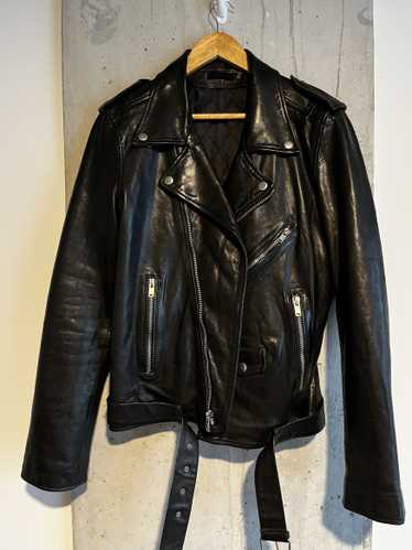 Blk Dnm Leather Jacket 5