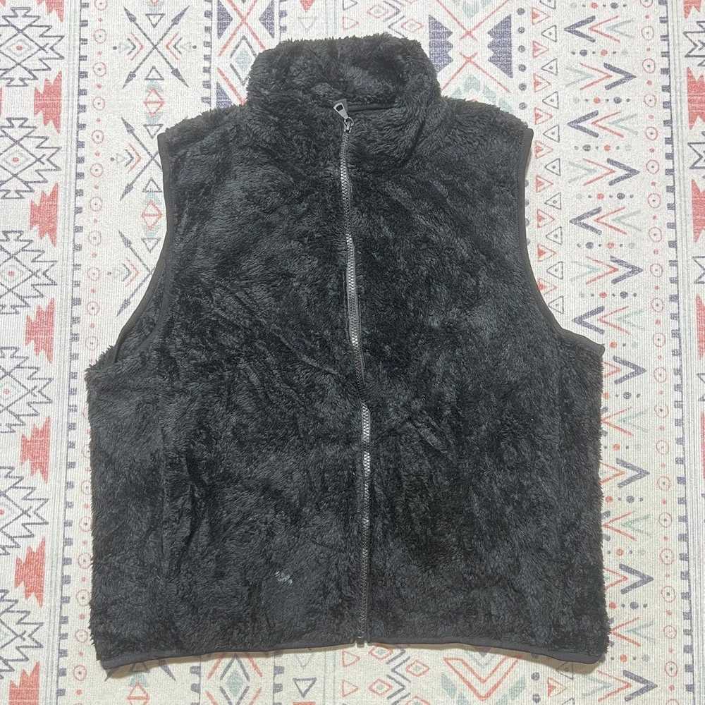 Japanese Brand × Uniqlo Uniqlo Fleece Black Vest - image 2