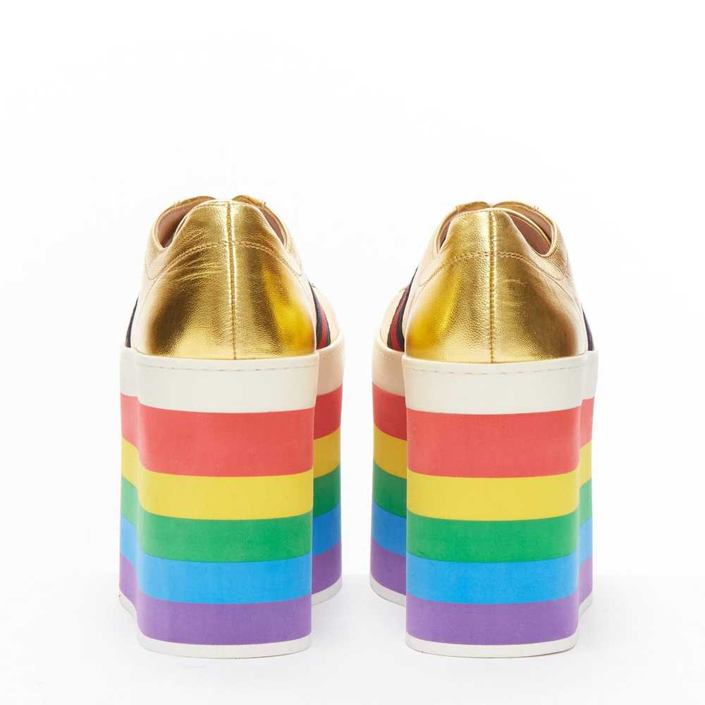 Gucci GUCCI Alessandro Michele Peggy rainbow gold… - image 5