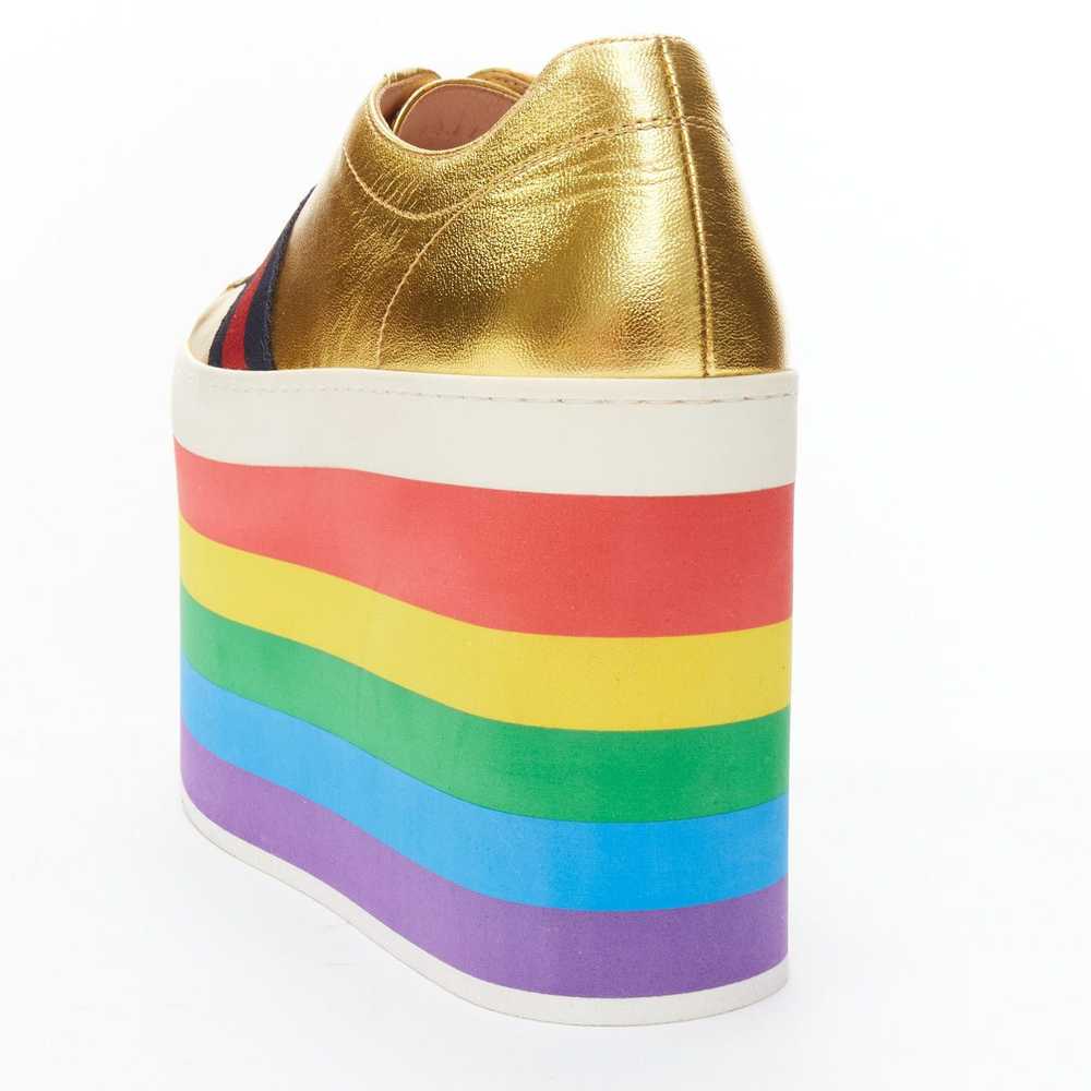 Gucci GUCCI Alessandro Michele Peggy rainbow gold… - image 8