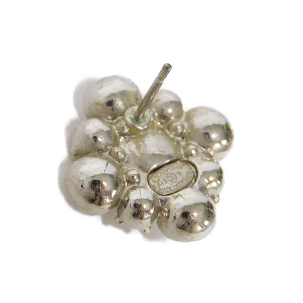 CHANEL Pierce A37285 Rhinestone x metal Clear x c… - image 11