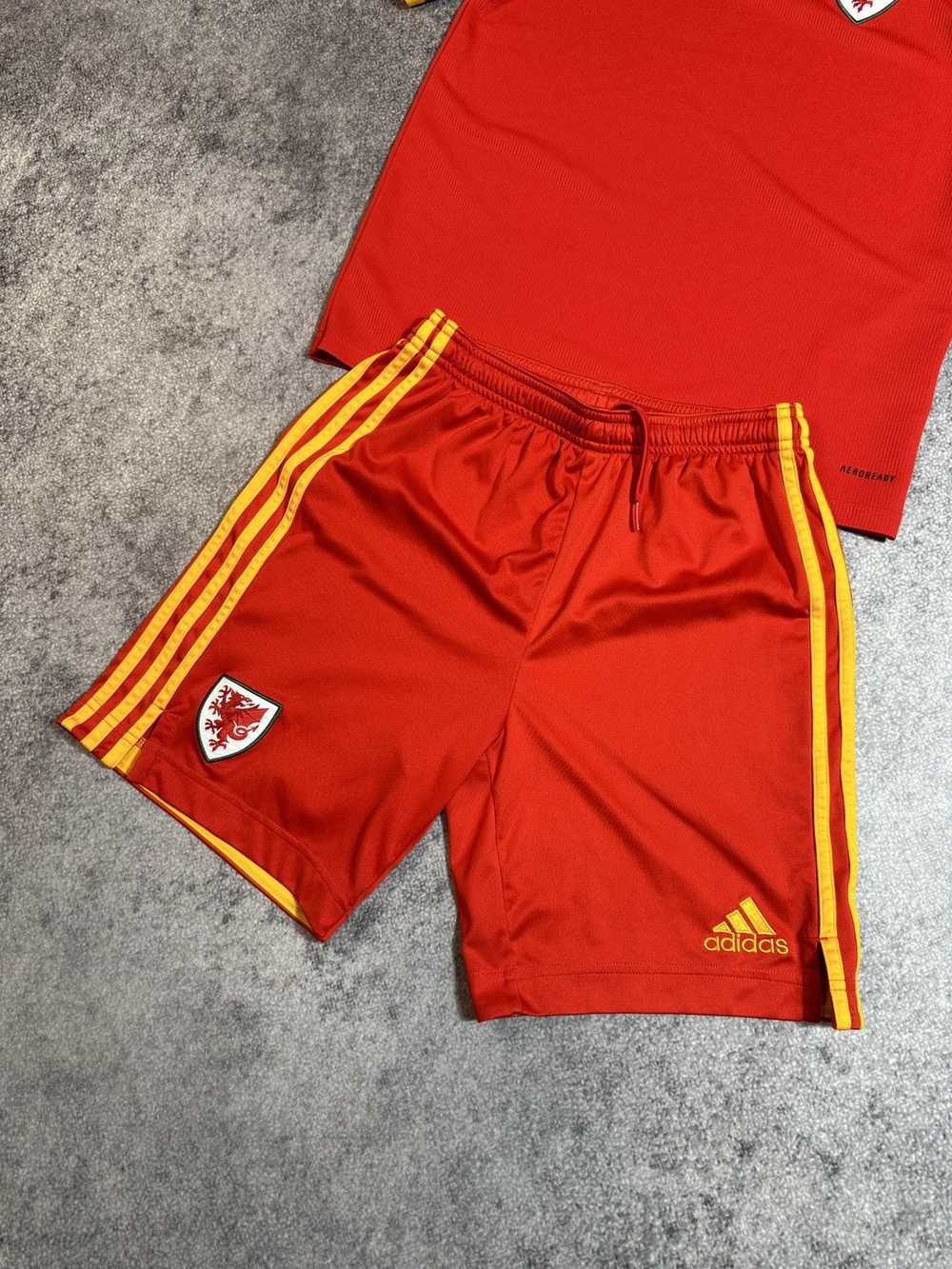 Adidas × Soccer Jersey × Streetwear Adidas Wales … - image 2