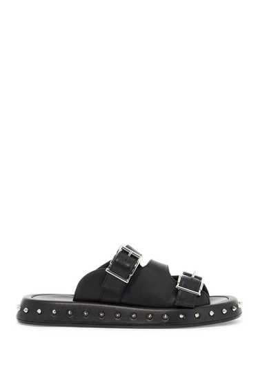 Alexander McQueen o1s22i1n1024 Leather Punk Slides