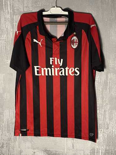 Puma × Soccer Jersey × Sportswear Vintage Milan p… - image 1