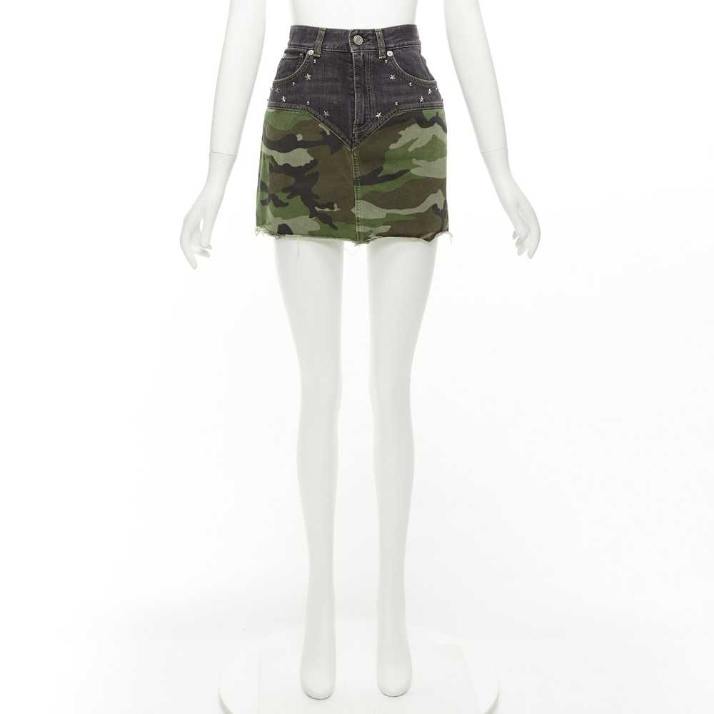 Saint Laurent Paris SAINT LAURENT 2015 green camo… - image 9