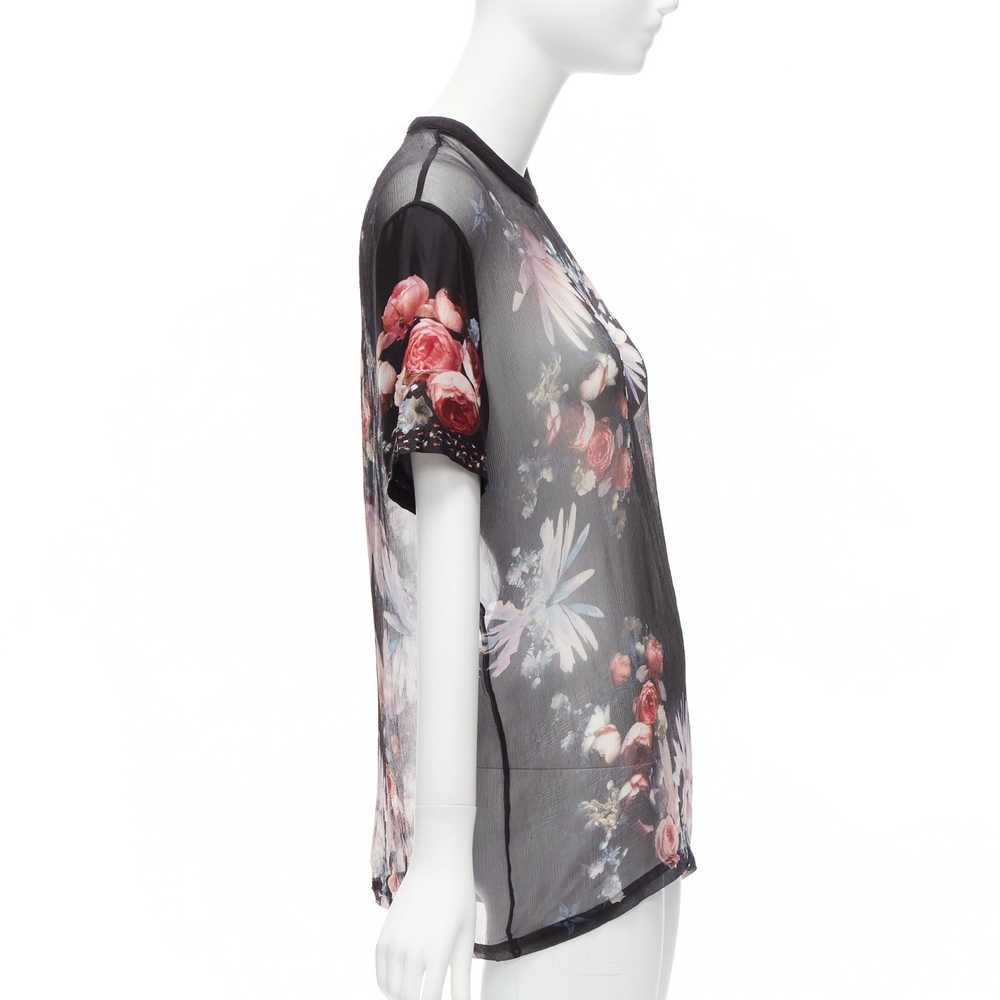 Givenchy GIVENCHY RICCARDO TISCI red black floral… - image 4