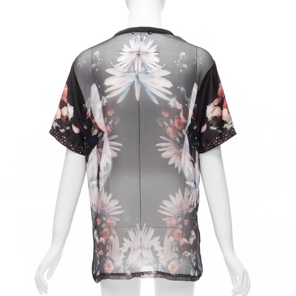 Givenchy GIVENCHY RICCARDO TISCI red black floral… - image 5