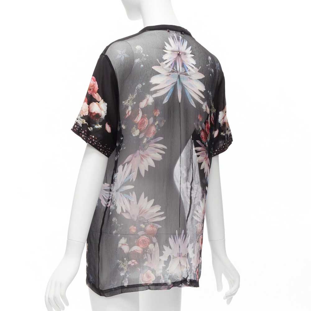 Givenchy GIVENCHY RICCARDO TISCI red black floral… - image 6