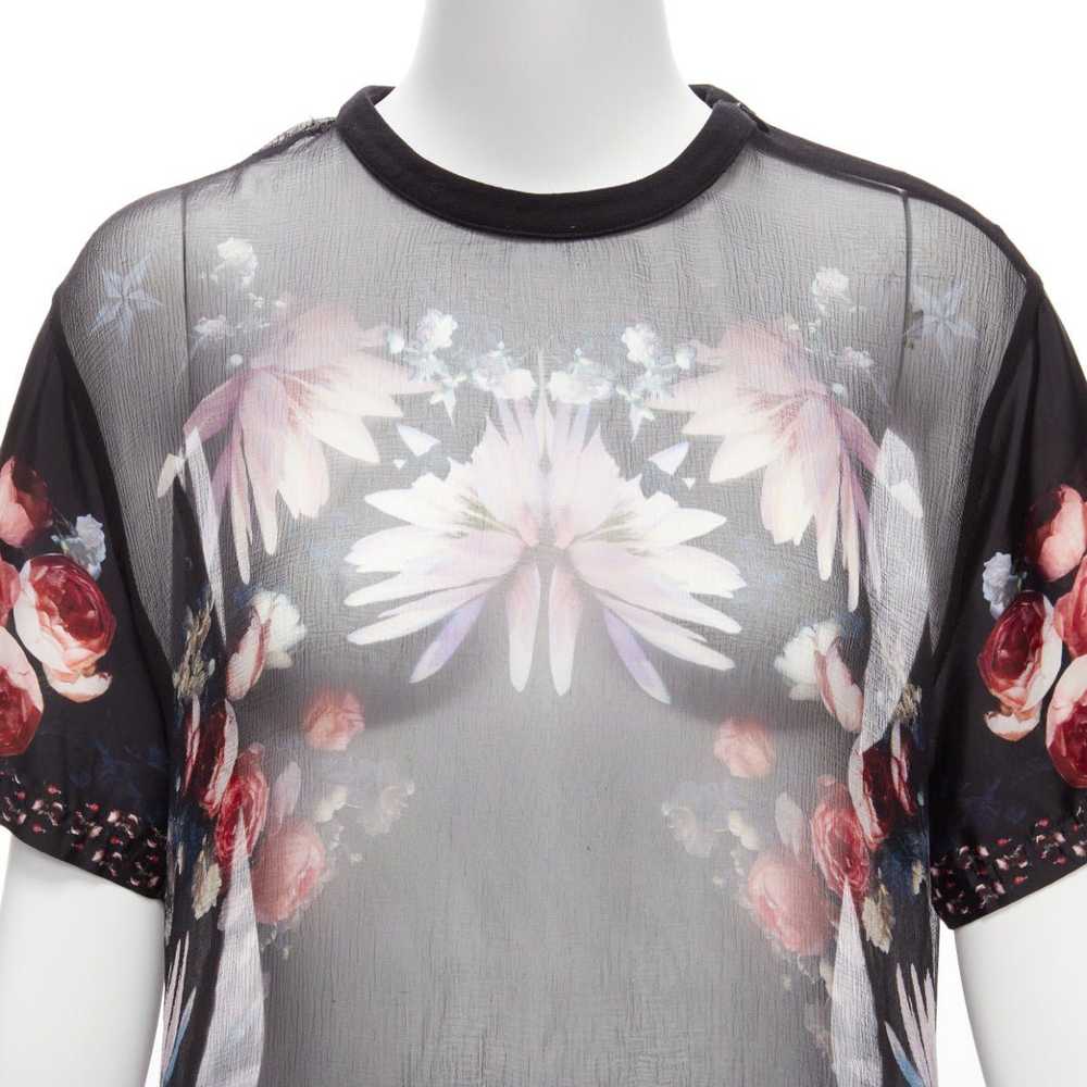 Givenchy GIVENCHY RICCARDO TISCI red black floral… - image 8