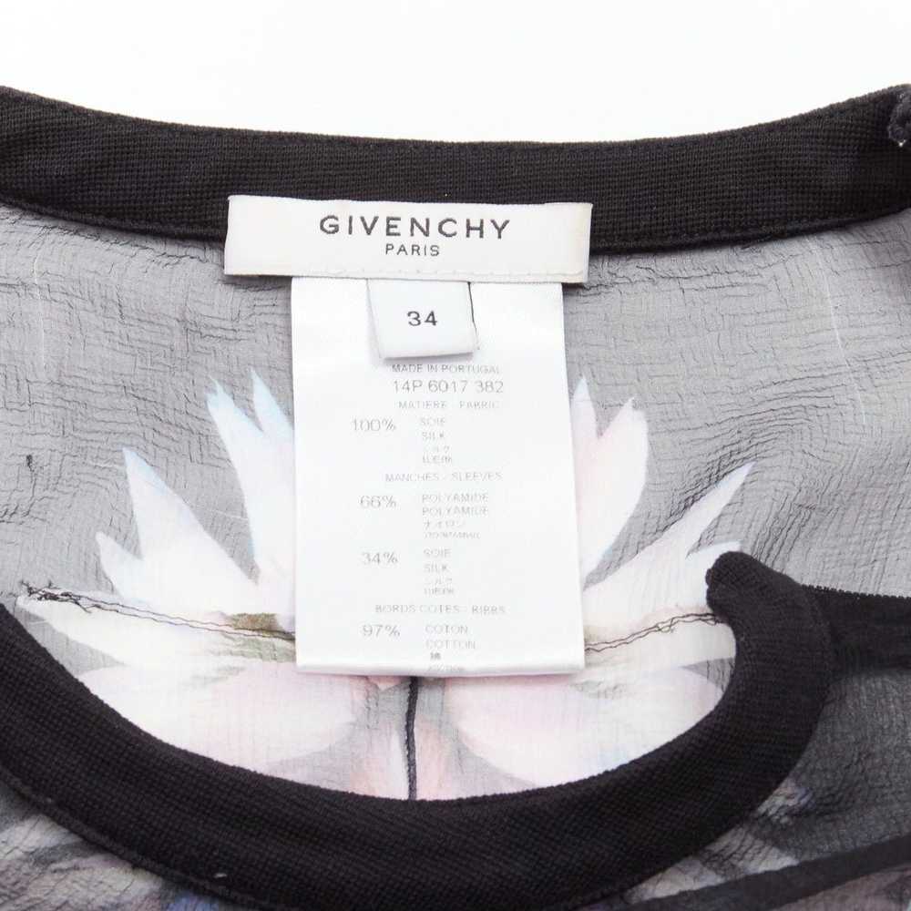 Givenchy GIVENCHY RICCARDO TISCI red black floral… - image 9