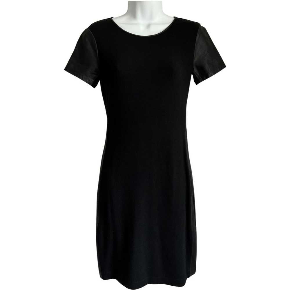 Theory Theory Leilana Black Short Sleeve Bodycon … - image 4