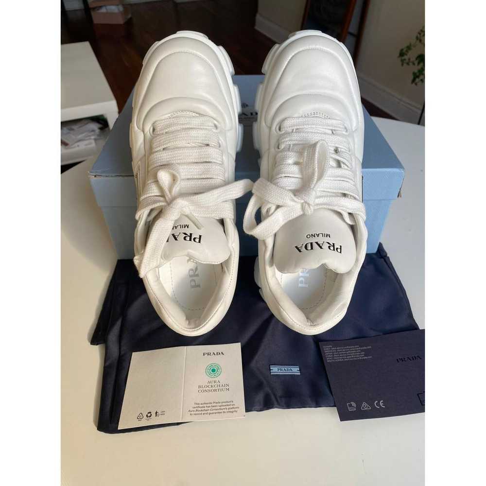 Prada Monolith leather trainers - image 9