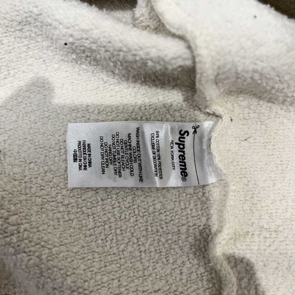 Supreme Supreme Beaded Hooded Sweatshirt Natural - image 5