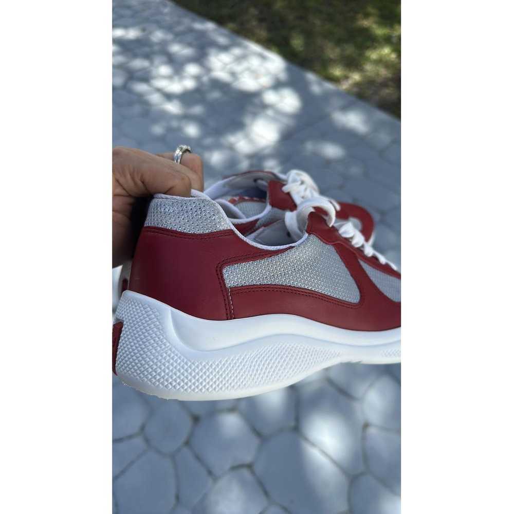 Prada Leather low trainers - image 10