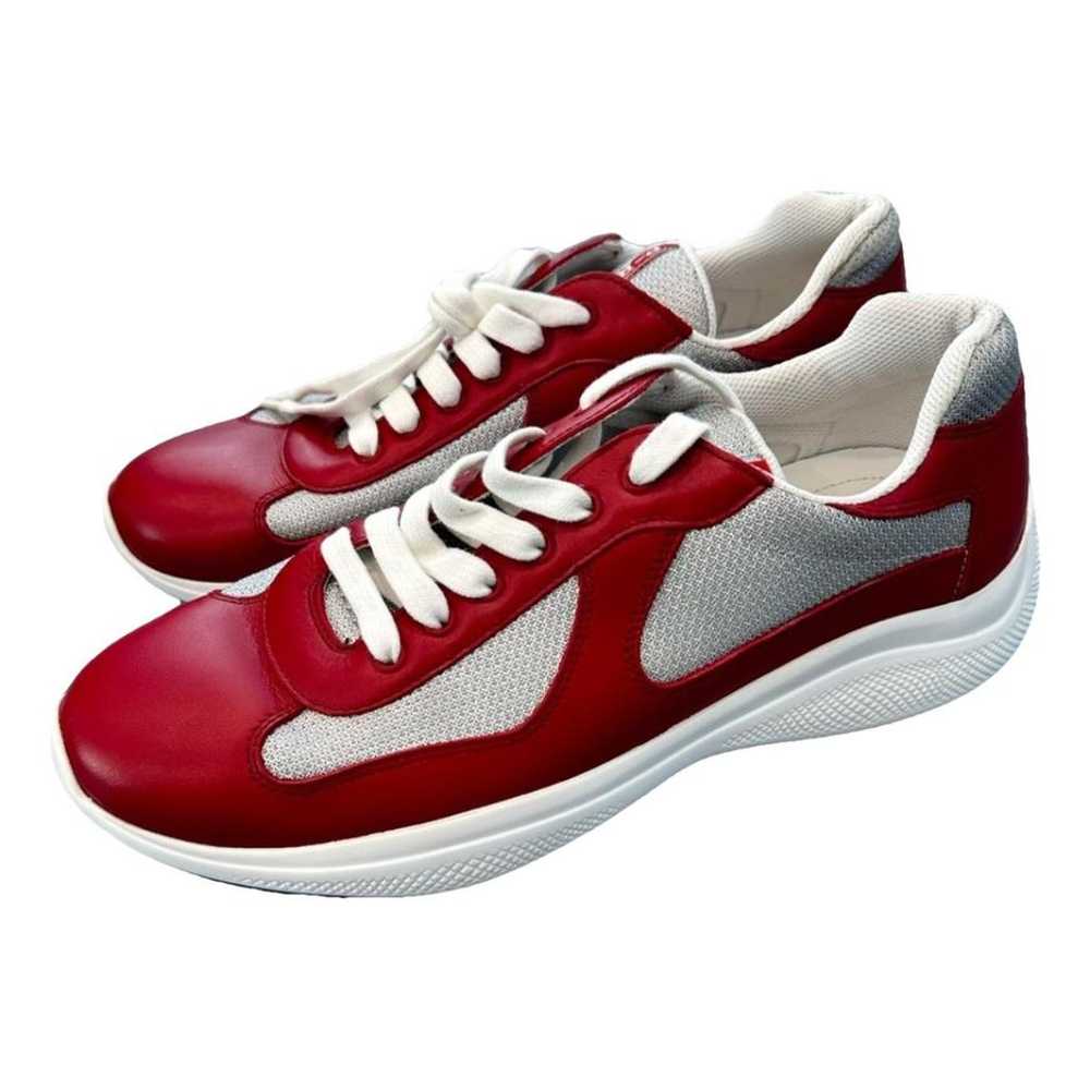 Prada Leather low trainers - image 1