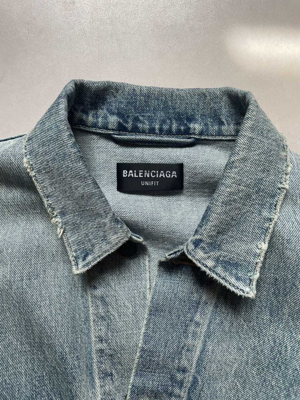 Balenciaga Veste Japanese denim - image 3