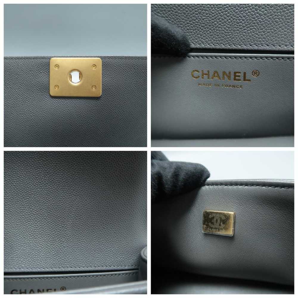 Chanel Boy leather handbag - image 12