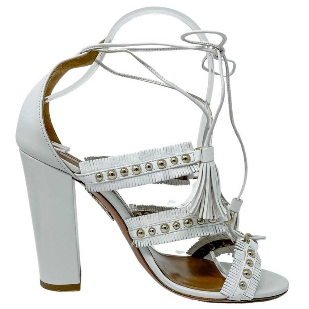 Aquazzura Leather sandal - image 10