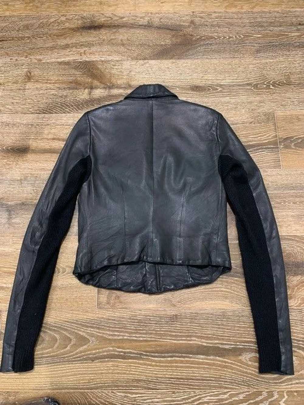 Rick Owens Rick Owens Womens Lamb Leather Jacket - image 2