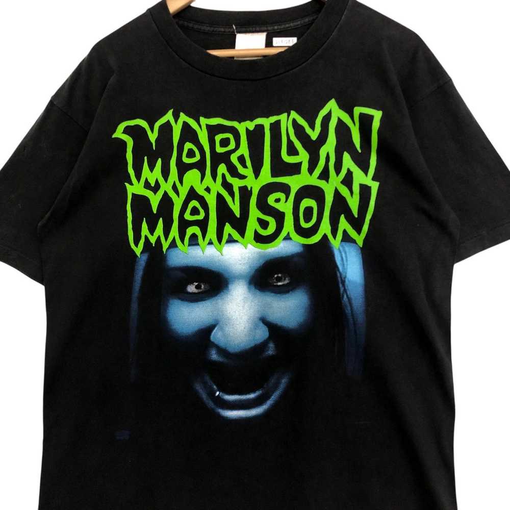 Band Tees × Marilyn Manson × Vintage *Rare!! Vint… - image 2